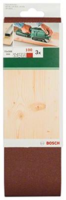 Bosch Accessoires Schuurband 75X508mm | G100 | Rw | Ongeperf | Span | 3-delig - 2609256213