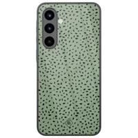 Samsung Galaxy A56 glazen hardcase - Green confetti - thumbnail