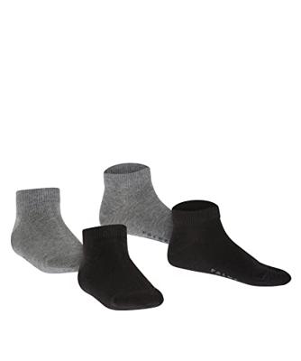 FALKE 2-paar Happy Kinder sneakersokken - Katoenen enkelsokken