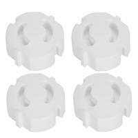 Overige Merken Stopcontactbeschermer 4 stuks wit - thumbnail