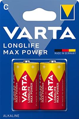 Varta MAX TECH 2x Alkaline C Wegwerpbatterij - thumbnail