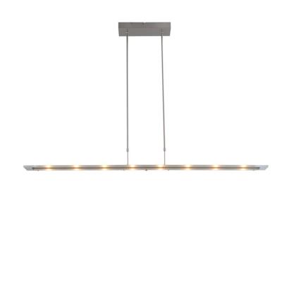 Masterlight Hanglamp eettafel - kantoorVigo 130cm nikkel mat - 2631-37-06-DW