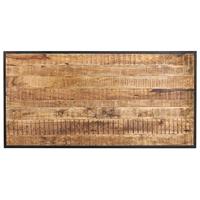 Eettafel 140 cm ruw mangohout - thumbnail