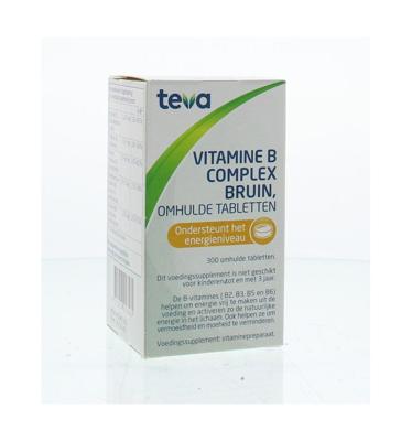 Teva Vitamine B complex bruin los 300 Tabletten