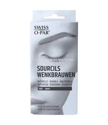 Swiss O.Par Swiss o. par wenkbrauwverf set zwart