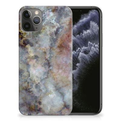 Apple iPhone 11 Pro | TPU | Siliconen hoesje | Marmer Grijs