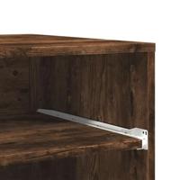 Printerkastje met wielen 60x48x74 cm gerookt eikenkleurig - thumbnail