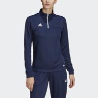 adidas Entrada 22 Trainingstrui 1/4-Zip Dames Donkerblauw Wit - thumbnail