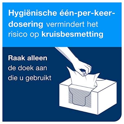 Tork Poetsdoek | ca. L110xB338 | wit | 1 laags, zonder reliëf | 1 stuk - 520372 520372 - thumbnail