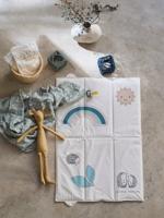 Reisverzorgingsmat LOVELY NATURE wit, bedrukt - thumbnail