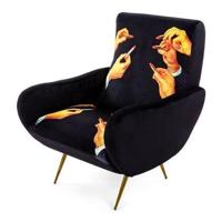 Seletti Fauteuil Lipsticks - Zwart - thumbnail