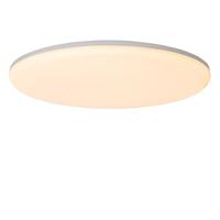 Lucide OLSON - Plafonnière Badkamer - Ø 45 cm - LED - CCT - 1x45W 3000K/6500K - IP44 - Opaal - thumbnail