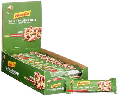 PowerBar Natural Energy Aardbei Cranberry Energiereep (24 Stuks)
