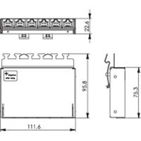 Telegärtner 100006992 6 poorten Netwerkpatchpaneel CAT 6A 3 HE Ingericht - thumbnail