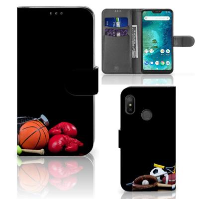 Xiaomi Mi A2 Lite | Wallet Case | met Pasjes | Sports Xiaomi Mi A2 Lite | Wallet Case | met Pasjes | Sports