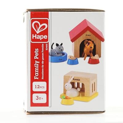 Hape poppenhuis huisdieren