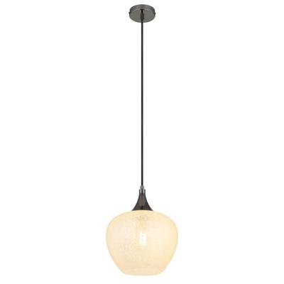 Globo Antraciet hanglampMaxy met wit glas Ø 24cm - 15548HK