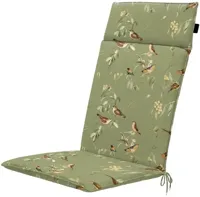 Madison stoelkussen hoge rug 120cm aria groen - thumbnail