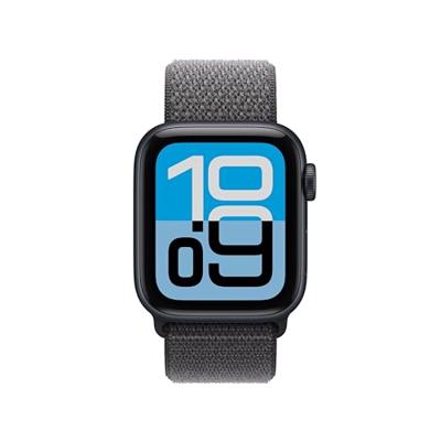 Apple Watch Band - Geweven sportbandje - 40 mm - Donkergrijs - Eén maat voor de meeste polsen