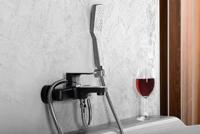 Opbouw Badkraan Sapho Spy Mengkraan 1-hendel 19.5 cm Mat Zwart - thumbnail