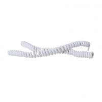 Elestische krulveters wit - thumbnail