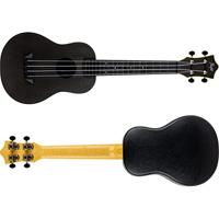 Flight Travel Series TUC Black concert ukelele met gigbag - thumbnail