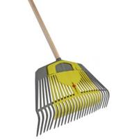 Bladvork 60 cm met houten steel 150 cm en hand bladvork - thumbnail