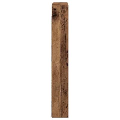 Vitrinekast met plank Oudhout 60 x 8,5 x 58 cm Bewerkt hout