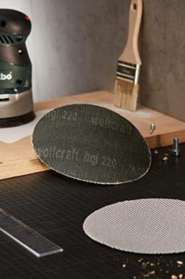 Wolfcraft Hecht stramienen | SiC | K220 | WS | Ø180mm | 5 stuks - 5616000