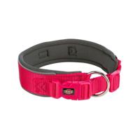 TRIXIE PREMIUM HALSBAND HOND EXTRA BREED FUCHSIA / GRAFIET GRIJS 27-35X2,5 CM - thumbnail