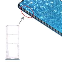 SIM-kaart lade + SIM-kaart lade + micro SD-kaart lade voor vivo Y7s (blauw) - thumbnail