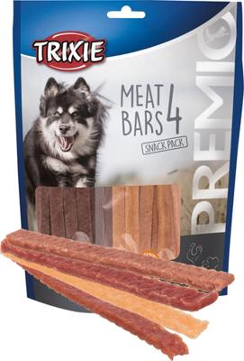 TRIXIE PREMIO VLEES BARS KIP / EEND / LAM / ZALM 4X100 GR