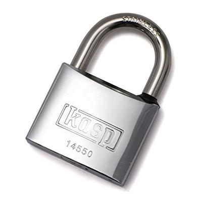 Kasp K14550D Hangslot 50 mm Verschillend sluitend RVS Sleutelslot