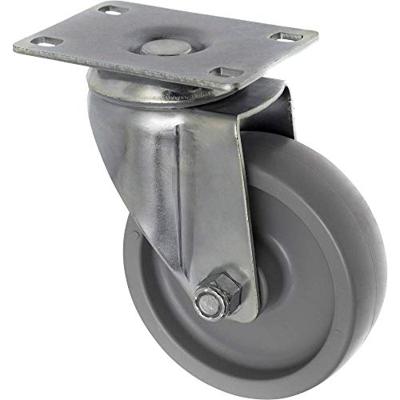 TOOLCRAFT TO-5137935 Zwenkwiel 100 mm met schroefplaat Draagvermogen (max.): 125 kg