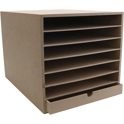 Creativ Company Papier opslag unit, h: 32 cm, d: 45 cm, b: 32 cm, a3, 1 stuk