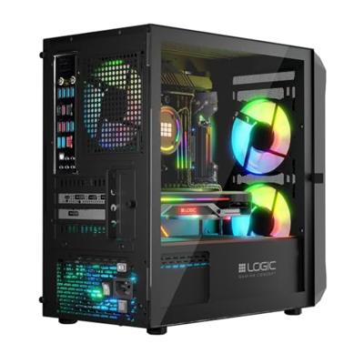 Logic PORTOS ARGB MINI USB 3.0-behuizing zwart