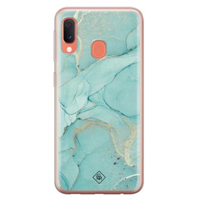 Samsung Galaxy A20e siliconen hoesje - Touch of mint Samsung Galaxy A20e siliconen hoesje - Touch of mint