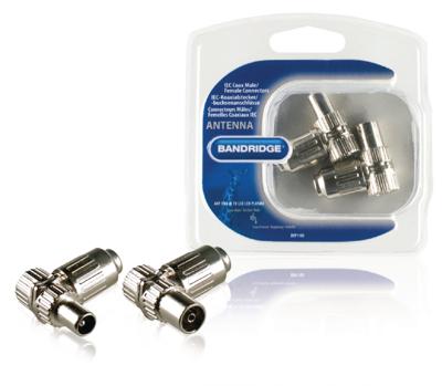 Bandridge byp1103 iec-coaxconnectors male/female