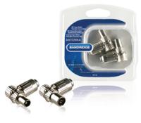 Bandridge byp1103 iec-coaxconnectors male/female - thumbnail