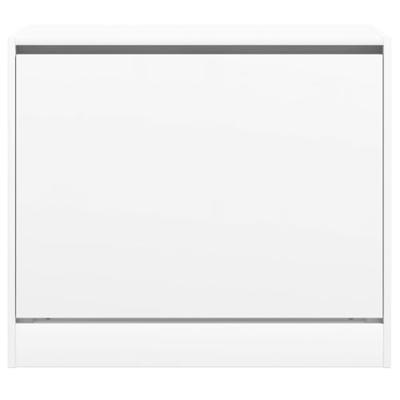 VidaXL Schoenenkast 80x42x69 cm bewerkt hout wit VidaXL Schoenenkast 80x42x69 cm bewerkt hout wit