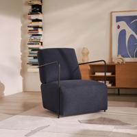 Kave Home Fauteuil 'Gamer' Stof, kleur Donkerblauw - thumbnail