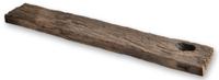 Looox Wood collection bath shelf raw ca 78x16x4cm massief eiken wbshraw78 - thumbnail