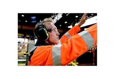 3M PELTOR™ X4A Oorkap gehoorbescherming Hi-Vis 33dB - PEX4A