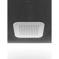 Hoofddouche Hotbath Mate Inbouw Vierkant 42x42 cm Geborsteld Nikkel - thumbnail