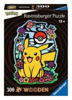 Ravensburger houten puzzel pokemon pikachu 300 stukjes - thumbnail