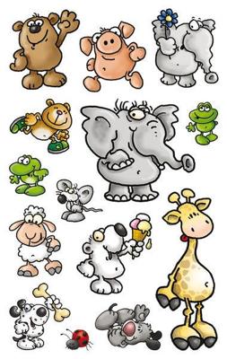 Avery av-53193 papieretiket z-design kids pakje a 3 vel dieren