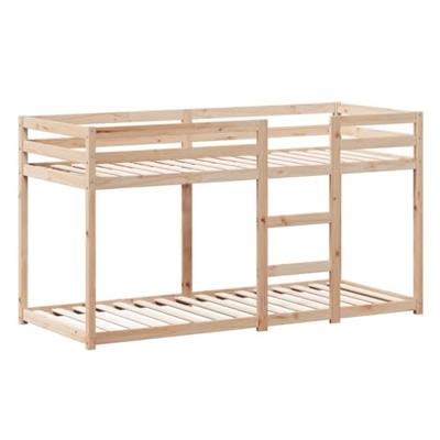 Stapelbedframe zonder matras massief grenenhout 90x200 cm