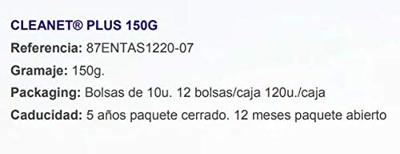 Wasmachine gedrenkt in wasmiddel CLEANET PLUS