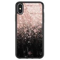iPhone X/XS glazen hardcase - Marmer twist - thumbnail