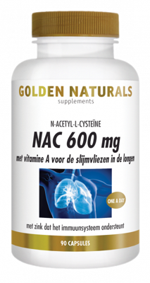Golden Naturals NAC 600mg Capsules